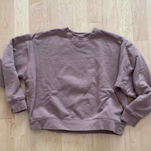 Girlfriend Collective/XL/fleece crew neck sweatshirt GUC